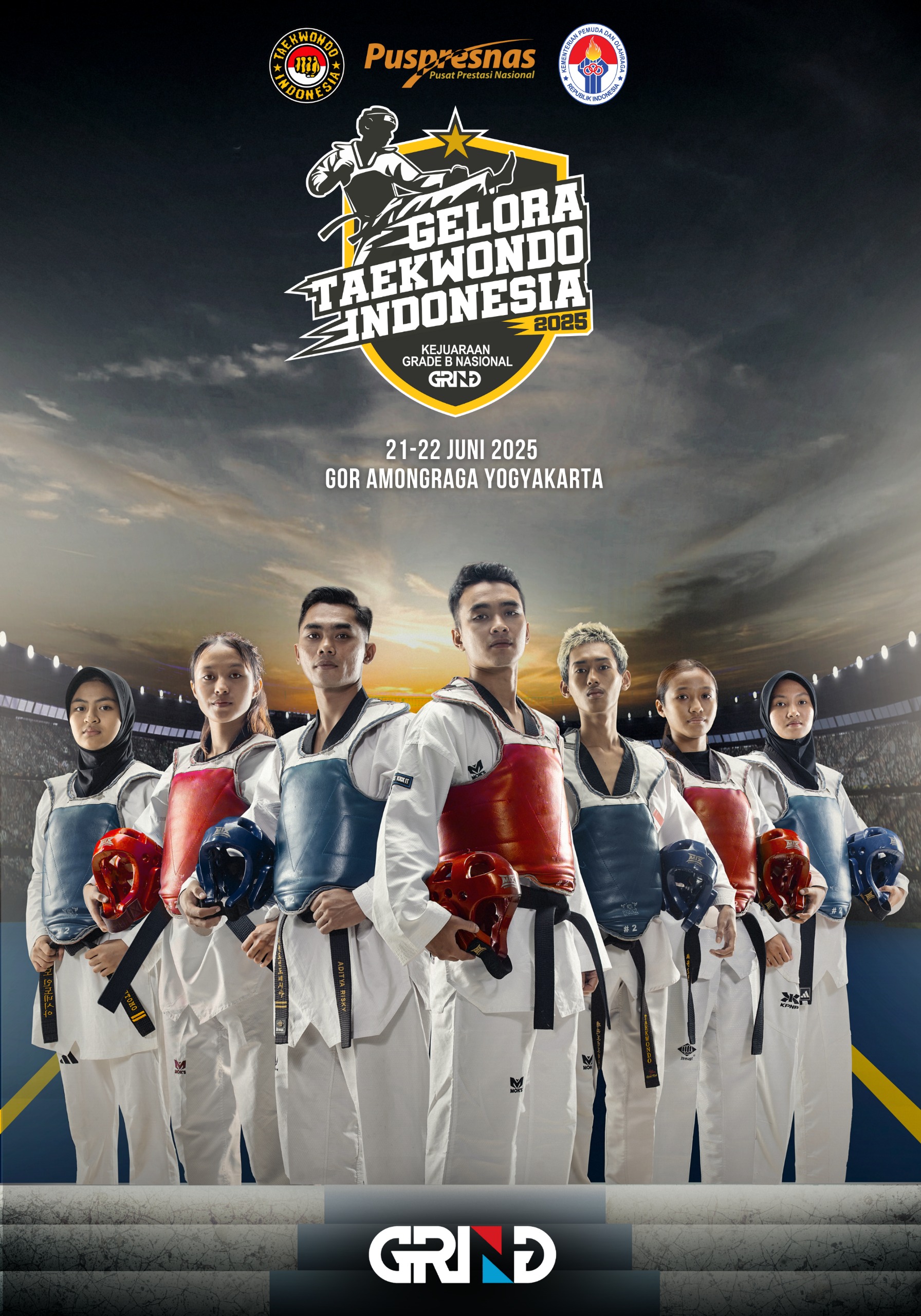 Panggung Juara Taekwondo Indonesia TKC KOTA CIREBON